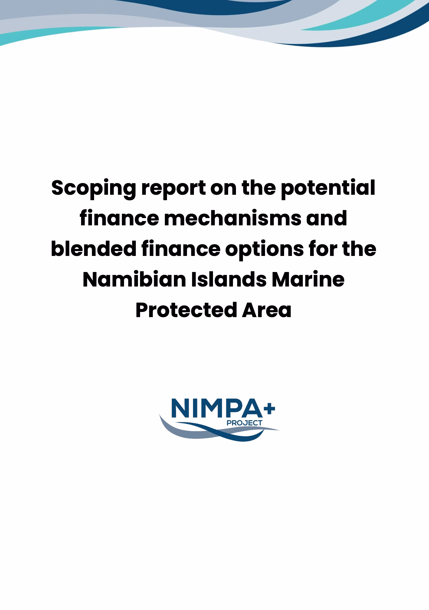 Scoping Report on Potential Finance Mechanisms and Blended Finance Options for the NIMPA